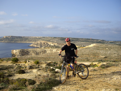 maltabookers.com Cycling Tours - Rugged Landscape